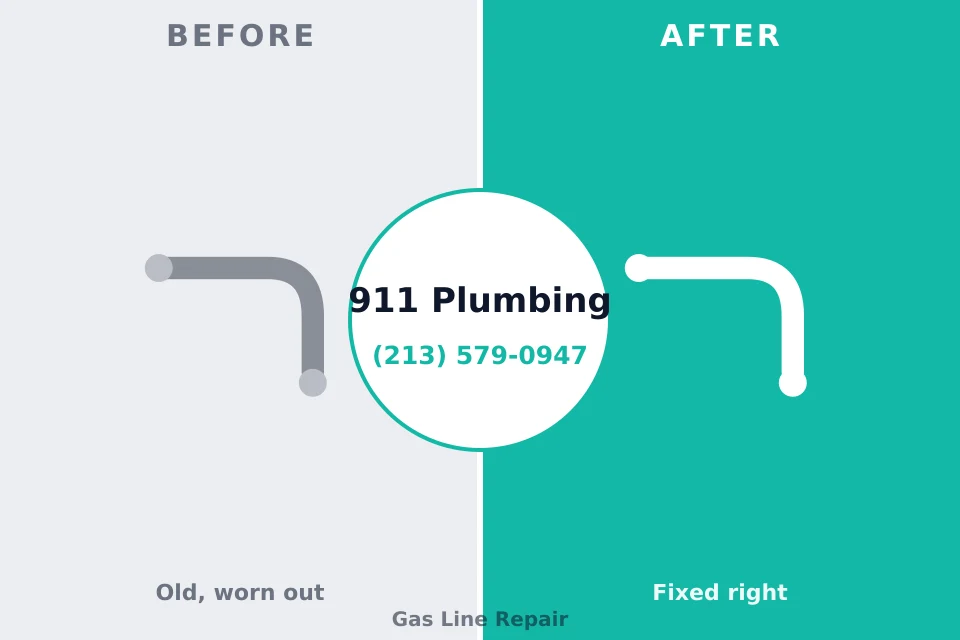 Before and after: plumbing company Proctor, VT